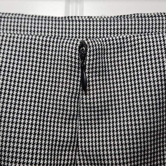 New York & Company Stretch Houndstooth Pencil Skirt Size 8 Office Career Work - Picture 4 of 9